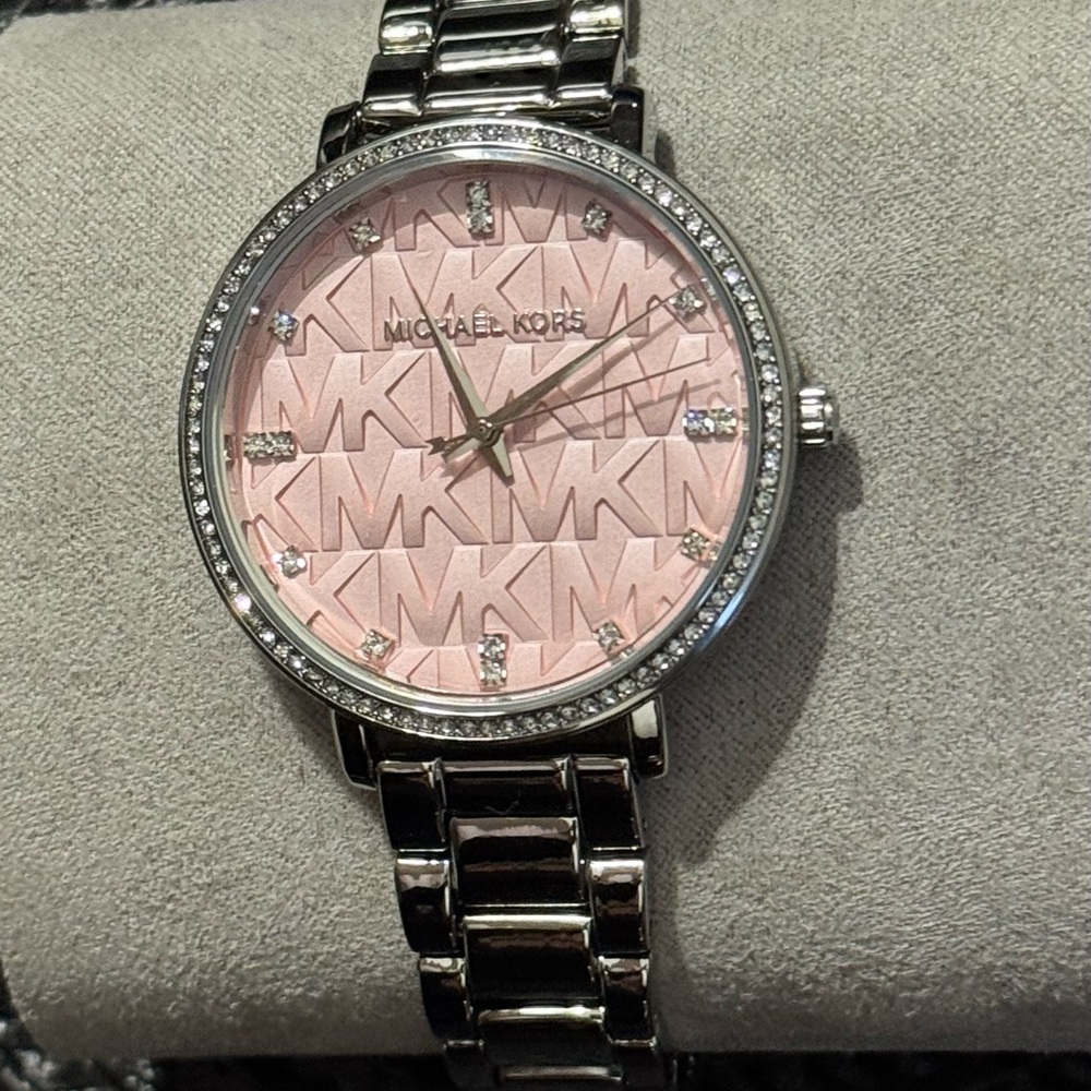 Michael Kors Pyper Three-Hand Stainless Steel Watch